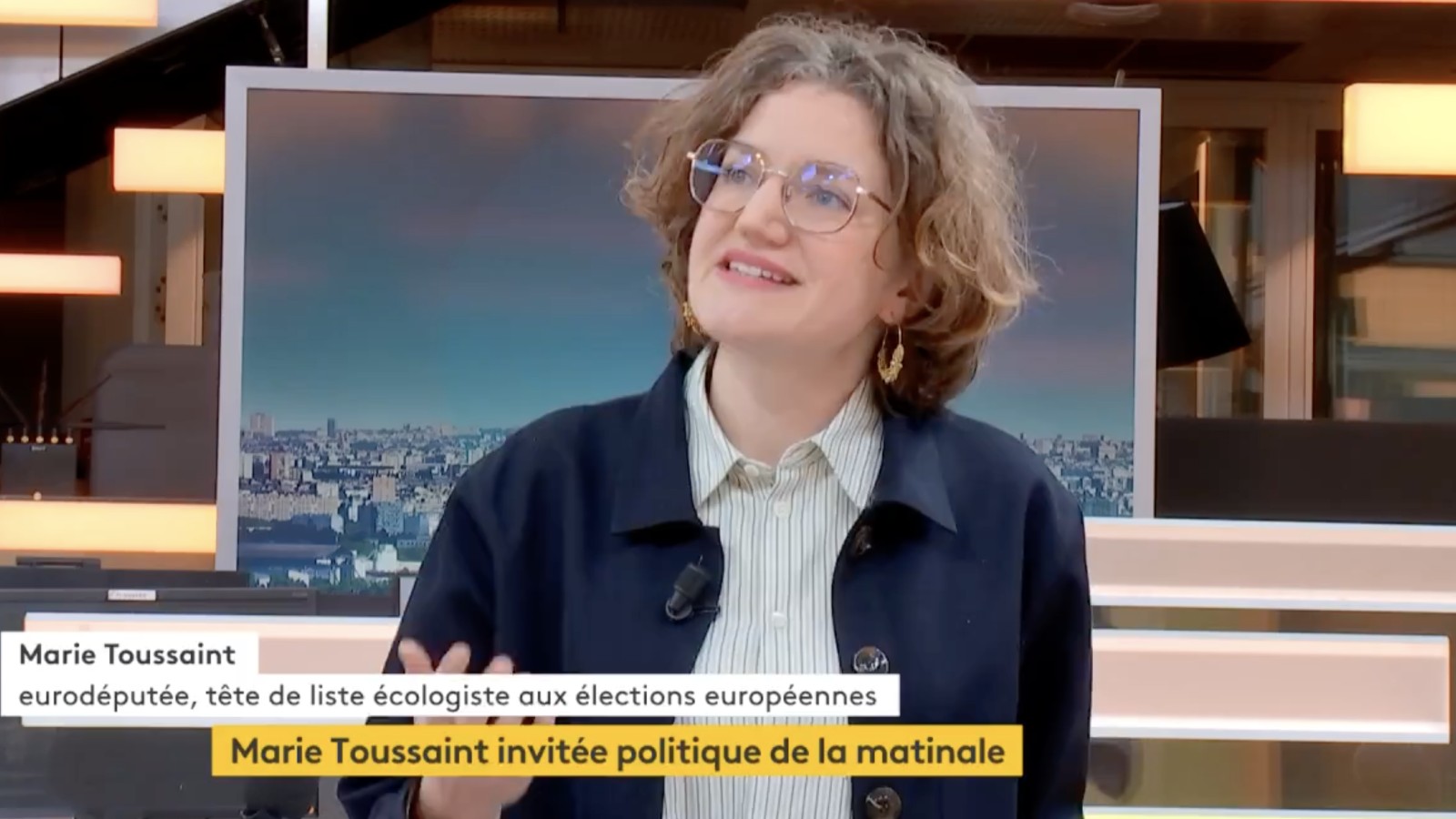 Illustration de l'actualité Manouchian au Panthéon : Marie Toussaint sur France Info TV