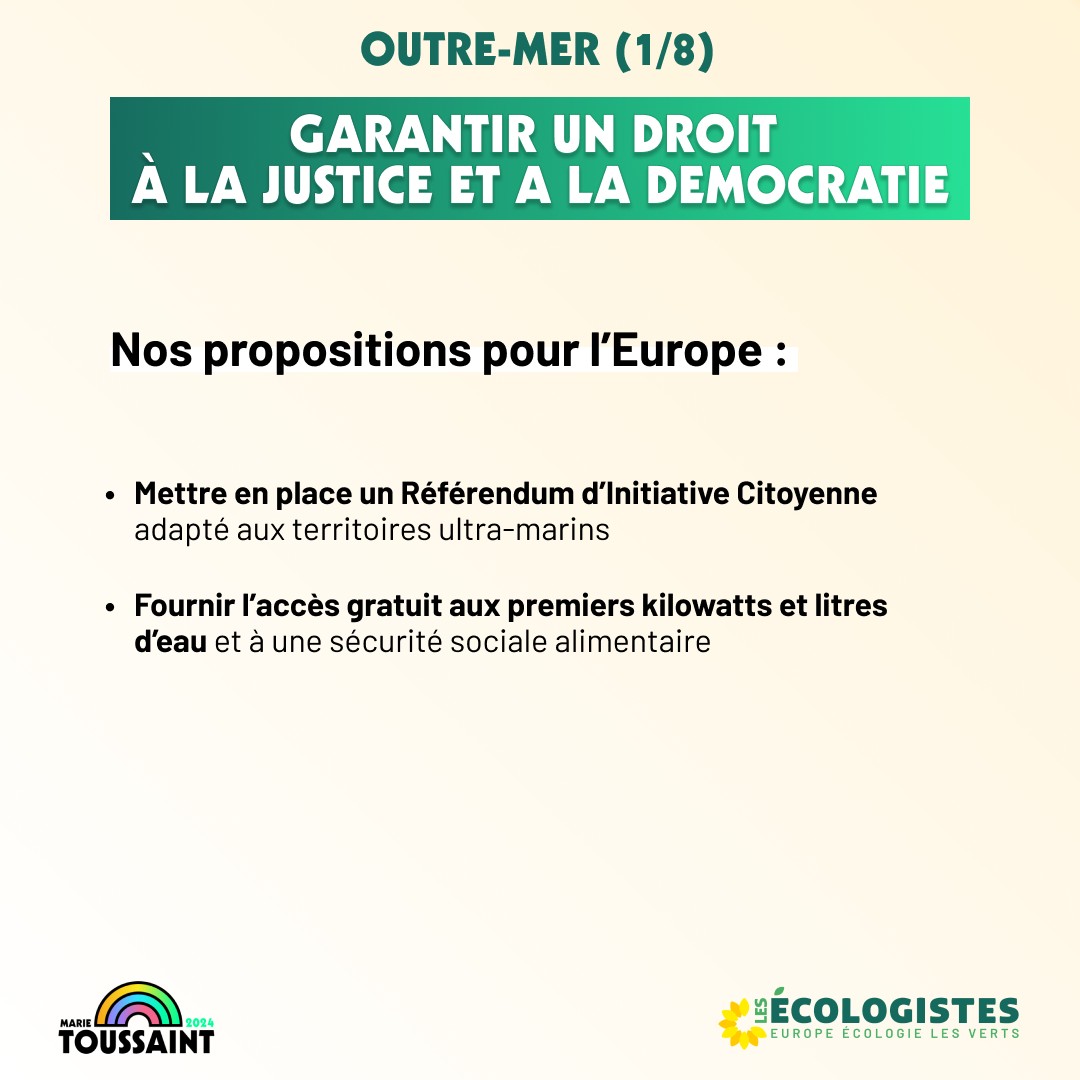 Propositions Outre-mer 1/8